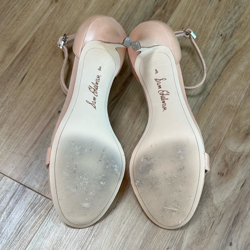 Sam Edelman Patti Nude Dress Sandals - Picture 8 of 9